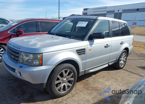 2008 Land Rover Range Rover Sport Hse из США, поврежденный, VIN SALSF25408A182781
